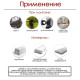 Дюбель ТУНДРА, для газобетона, нейлоновый, 10×60 мм, 100 шт.