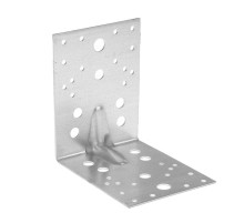 Уголок крепежный усиленный ТУНДРА krep, 130×130×100×2 мм