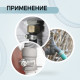 Хомут червячный ZEIN engr, несквозная просечка, диаметр 16-25 мм, ширина 9 мм, оцинкованный