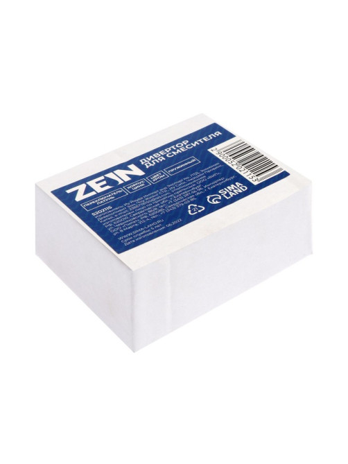 Дивертор ZEIN Z746, для смесителя, корпус цинк, переключатель латунь, пружинный, цвет хром