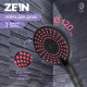 Лейка для душа ZEIN Z3542, d=120 мм, 5 режимов, розовые форсунки «сердечки», черная