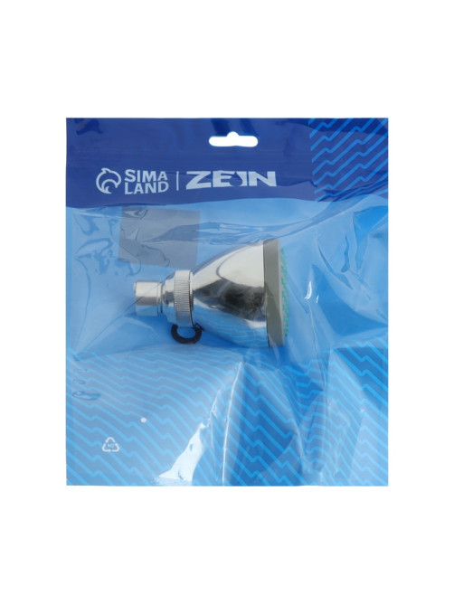 Лейка стационарная ZEIN Z0109, 1 режим, с зелёными вставками, пластик