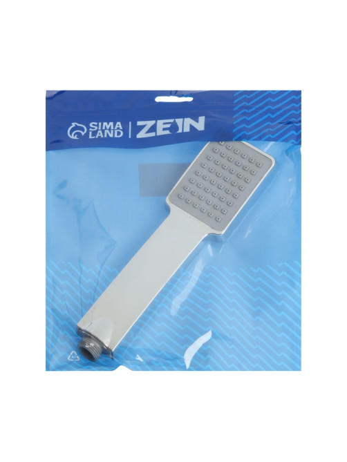 Лейка для душа ZEIN Z407, 1 режим, 85×85 мм, пластик, цвет хром