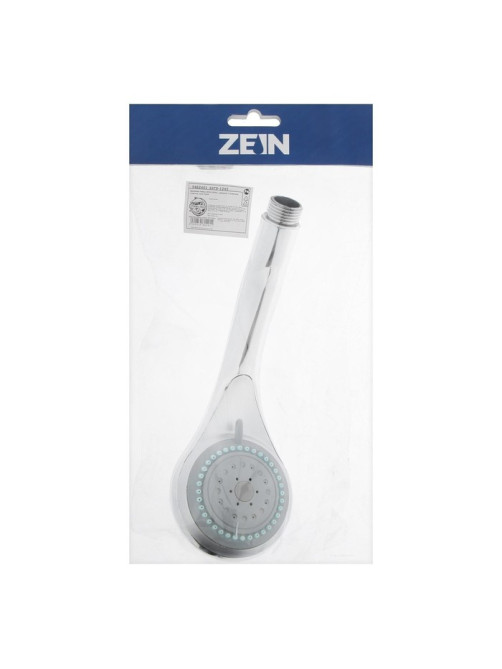 Лейка для душа ZEIN Z0301, 3 режима, средняя, пластик, хром