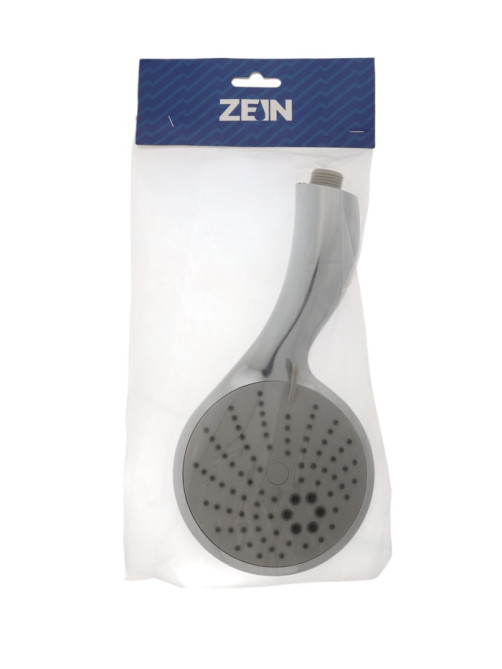 Лейка для душа ZEIN Z0013, большая, пластик, 3 режима, цвет хром