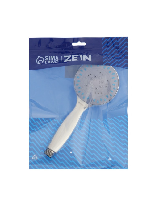 Душевая лейка ZEIN Z0401, 4 режима, средняя, d=95 мм, пластик, цвет хром