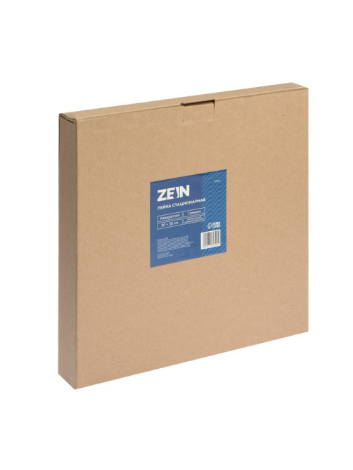 Лейка стационарная ZEIN Z32, квадратная, 30×30 см, 1 режим, полированная нержавеющая сталь