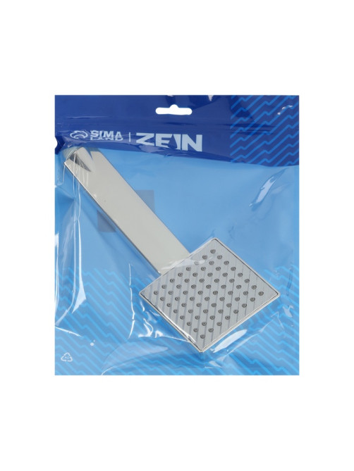 Лейка для душа ZEIN Z0204, пластик, 1 режим, цвет хром