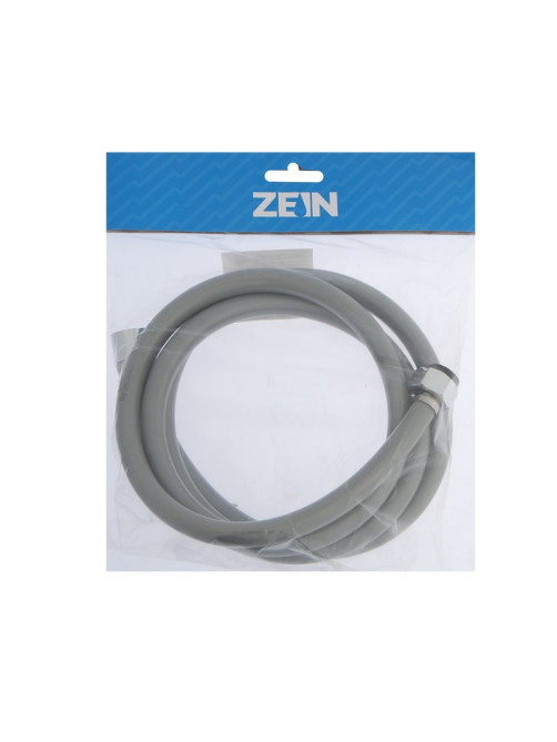 Душевой шланг ZEIN Z08SH, 150 см, антиперекручивание, латунные гайки, темно-серый, Имп/Имп