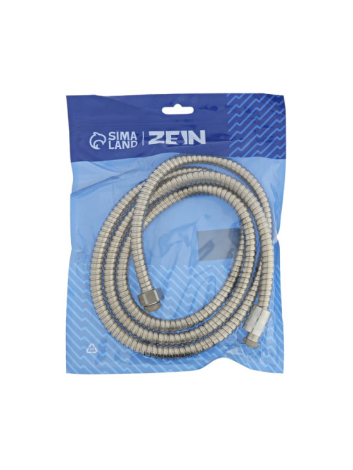 Душевой шланг ZEIN Z28PS, 200 см, цинковые гайки 1/2