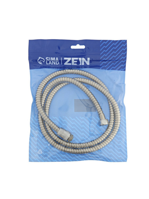 Душевой шланг ZEIN Z46PS, 150 см, цинковые гайки 1/2