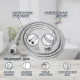 Душевой шланг ZEIN Z47PS, 150 см, пластиковые гайки 1/2