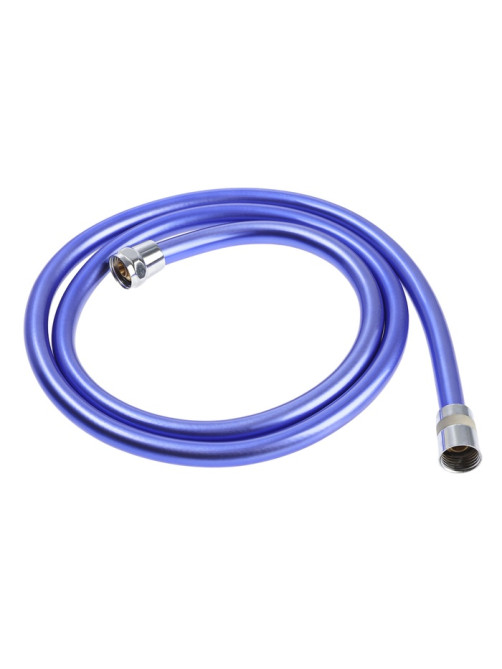 Душевой шланг ZEIN Z15PB, 150 см, антиперекручивание, латунные гайки, фиолетовый
