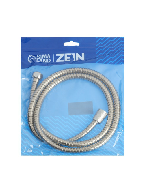Душевой шланг ZEIN Z48PS, 150 см, цинковые гайки 1/2