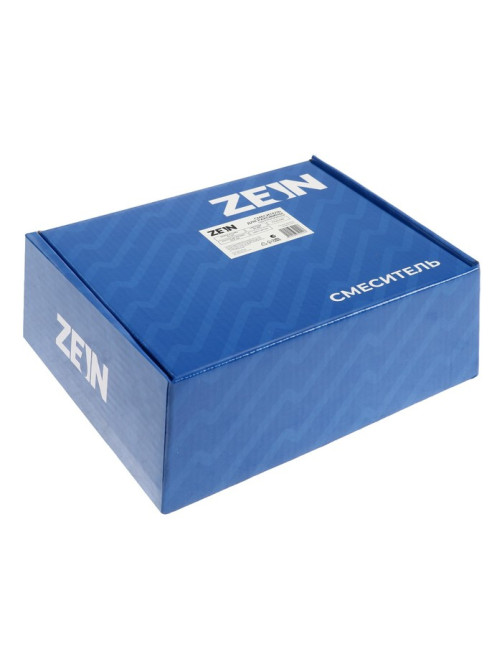 Смеситель для раковины ZEIN Z3714, однорычажный, длина излива 12 см, пластик, хром