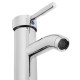 Смеситель для раковины ZEIN ZC2046, картридж керамика 35 мм, высокий, хром