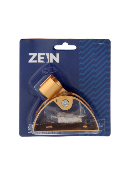 Держатель для душевой лейки ZEIN Z65, регулируемый, алюминий, золотой