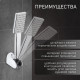 Держатель для душевой лейки ZEIN Z83, регулируемый, скрытый монтаж, пластик, хром