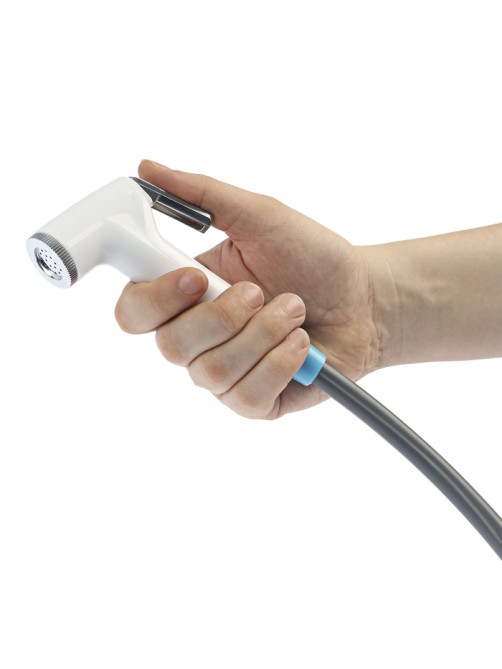 Портативный походный душ ZEIN: лейка, шланг, помпа с USB-кабелем, держатель, крючок