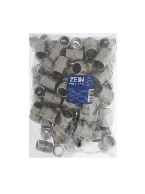 Ниппель ZEIN engr, 3/4