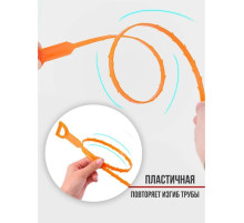 Улавливатель волос в стоках труб Доляна, 50 см, МИКС