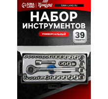 Набор инструментов в кейсе ТУНДРА, универсальный, 1/4