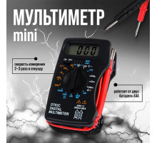 Мультиметр ТУНДРА mini, DT-83C, ACV/DCV, DCA, 200-2 МΩ, проверка батареек 9V