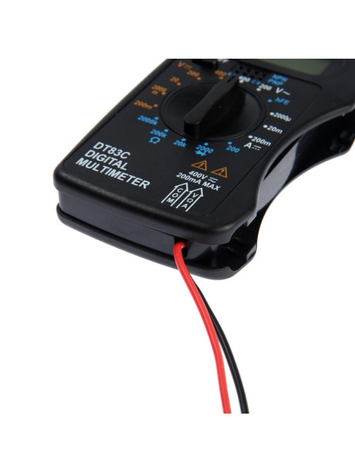 Мультиметр ТУНДРА mini, DT-83C, ACV/DCV, DCA, 200-2 МΩ, проверка батареек 9V