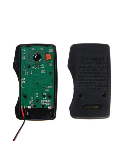 Мультиметр ТУНДРА mini, DT-83C, ACV/DCV, DCA, 200-2 МΩ, проверка батареек 9V