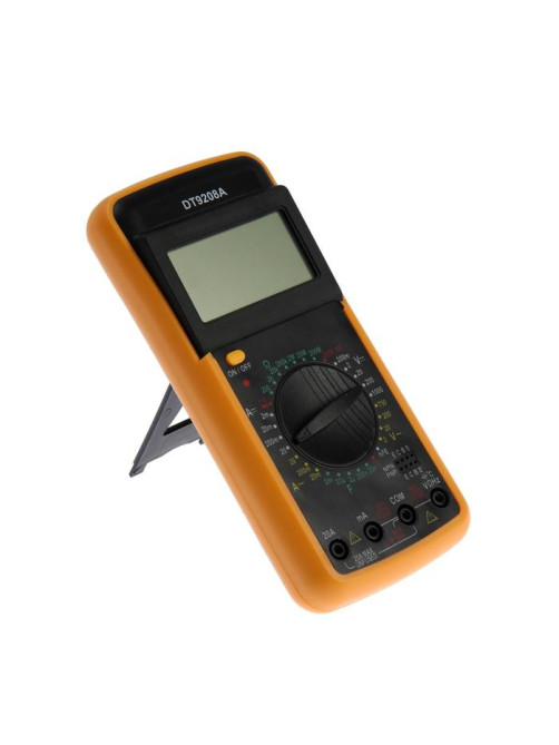 Мультиметр ТУНДРА DT-9208 А, ACV/DCV, ACA/DCA, 200-200MΩ, 20nF-200mF, 40-400 °C, 200 kHz