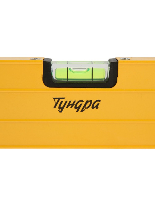 Уровень алюминиевый ТУНДРА, 3 глазка (1 поворотный глазок), 600 мм