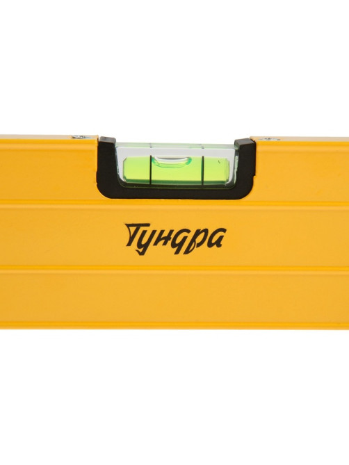 Уровень алюминиевый ТУНДРА, 3 глазка (1 поворотный глазок), 400 мм