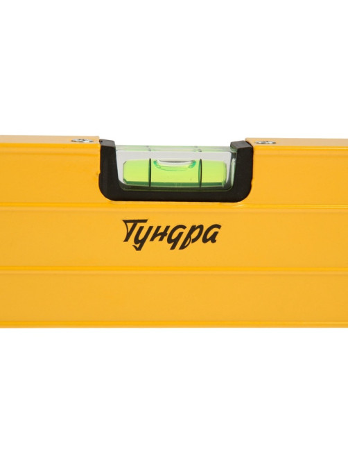 Уровень алюминиевый ТУНДРА, 3 глазка (1 поворотный глазок), 1000 мм