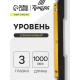 Уровень алюминиевый ТУНДРА, 3 глазка, линейка, 1000 мм