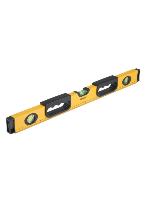 Уровень алюминиевый магнитный ТУНДРА, эргономичные ручки, 3 глазка, 600 мм
