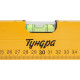 Уровень алюминиевый ТУНДРА, 3 глазка, линейка, 600 мм