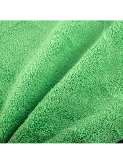 Тряпка для мытья автомобиля, CARTAGE, микрофибра, 350 г/м², 30×40 cм, зелено-серая