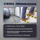 Лента разметочная ТУНДРА, клейкая, черно-жёлтая, 150 мкм, 48 мм × 25 м