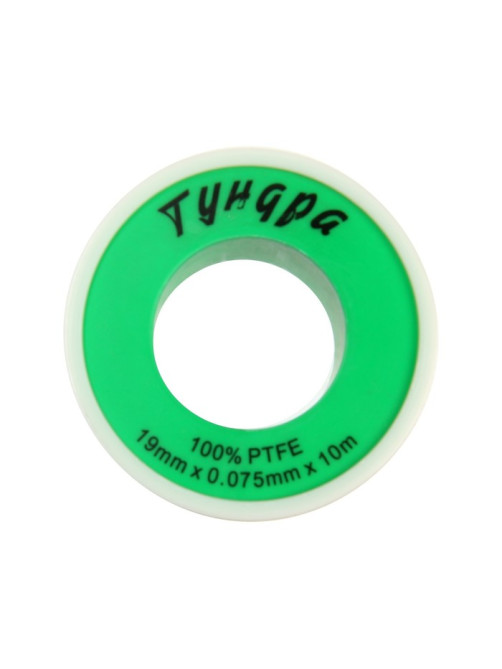 Лента ФУМ ТУНДРА 19 мм × 0.075 мм × 10 м