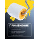 Валик ТУНДРА, искусственный мех, 50 мм, рукоятка d=6 мм, D=42 мм, ворс 12 мм