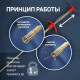 Захват гибкий ТУНДРА, оцинкованный, диаметр захвата до 45 мм, длина 600 мм