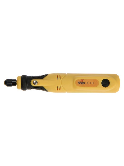Гравер аккумуляторный ТУНДРА, 12 В, 0.7 Ач, micro-USB, 5000-15000 об/мин, 3 ск., 2.3 мм