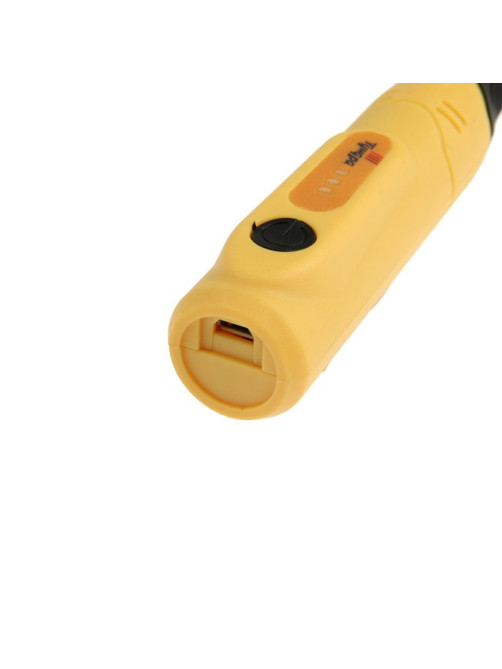 Гравер аккумуляторный ТУНДРА, 12 В, 0.7 Ач, micro-USB, 5000-15000 об/мин, 3 ск., 2.3 мм