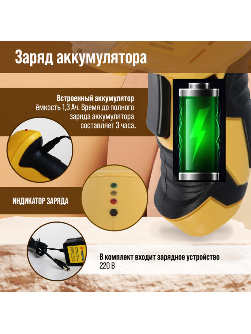 Отвертка ТУНДРА, двухпозиционная рукоятка, подсветка, Li-ion 1300 mAh, 200 об/мин, 3.5 Н*м