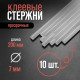 Клеевые стержни ЛОМ promo, 7×200 мм, 10 шт.