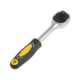 Вороток с трещоткой ТУНДРА, CrV, квадрат 3/8