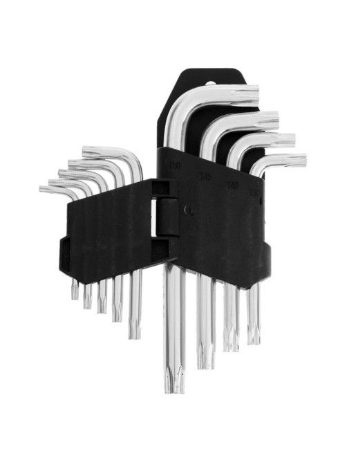 Набор ключей ЛОМ, TORX Tamper, TT10 - TT50, 9 шт.