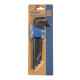 Набор ключей ТУНДРА black, TORX Tamper, экстрадлинные, CrV, TT10 - TT50, 9 шт.