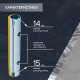 Ключ торцевой трубчатый ТУНДРА, оцинкованный, 14×15 мм