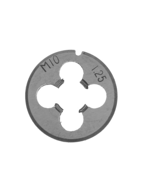 Плашка метрическая ТУНДРА, М10×1.25 мм